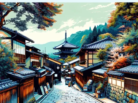 Menyusuri Jalanan Bersejarah di Kyoto, Jepang