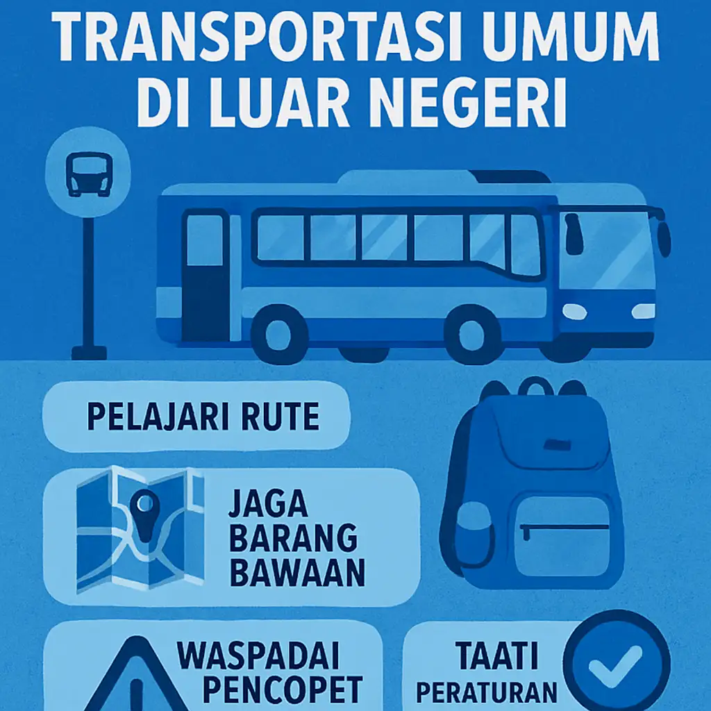 Tips Aman Menggunakan Transportasi Umum di Luar Negeri
